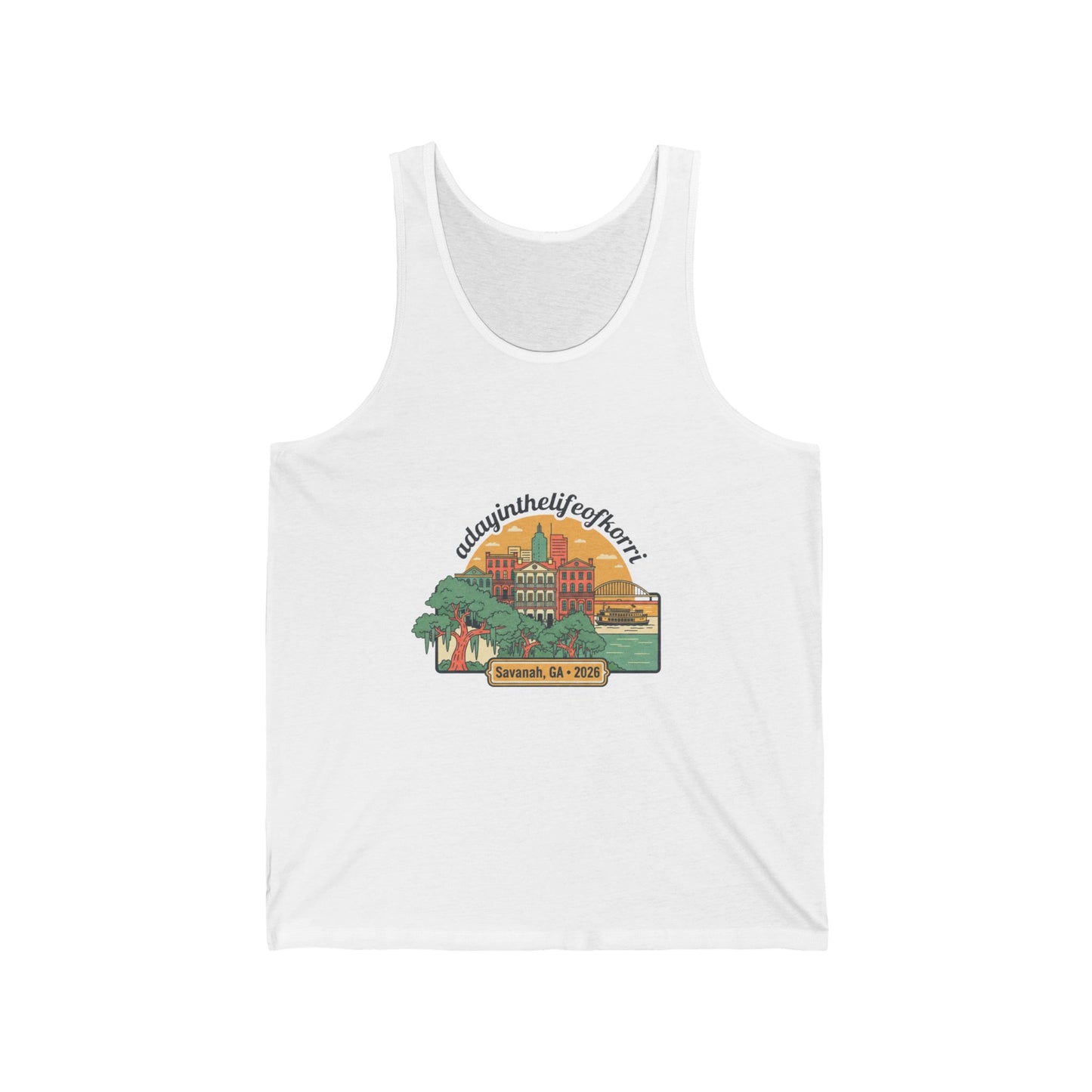 Nashville Skyline Tank Top — Retro "Adventures in Nashville" Graphic Tank