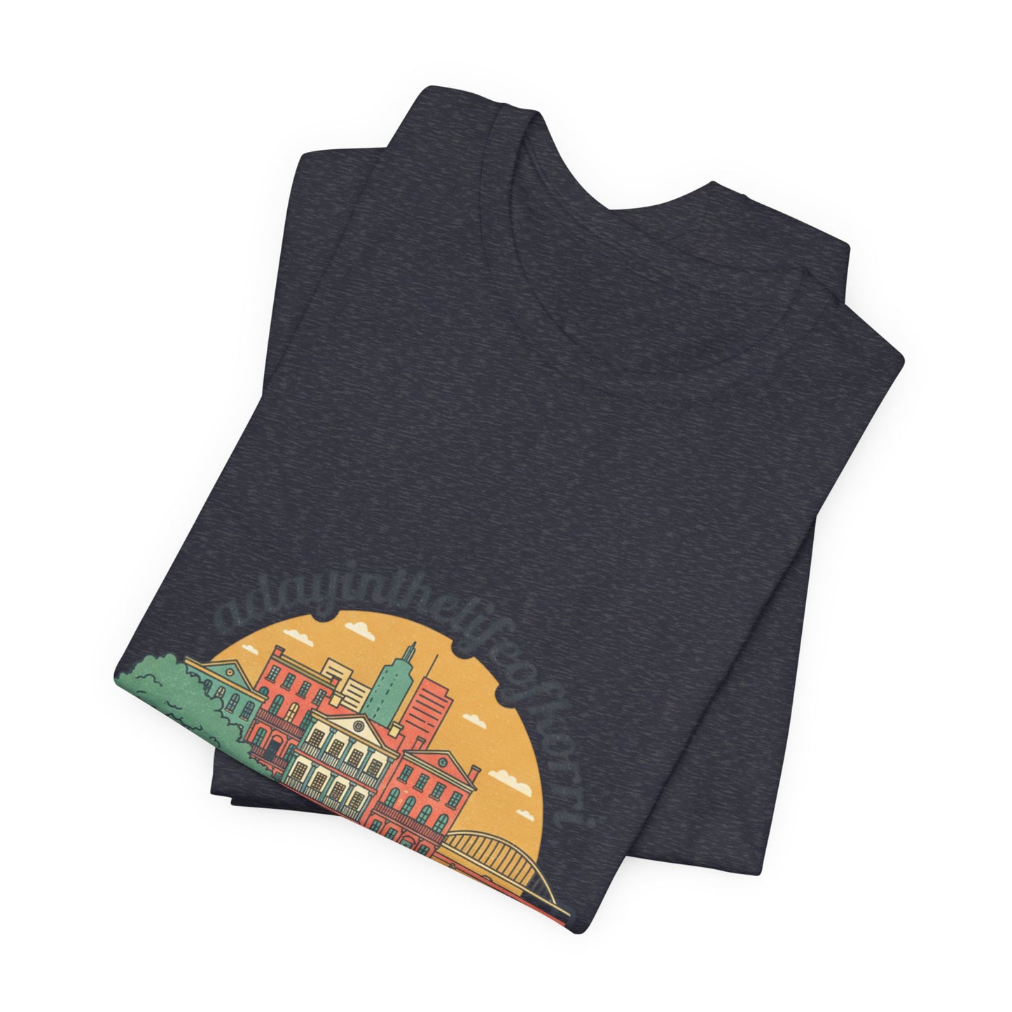 Savannah, GA 2026 Souvenir Tee — "A Day in the Life of Henri" Travel T-Shirt