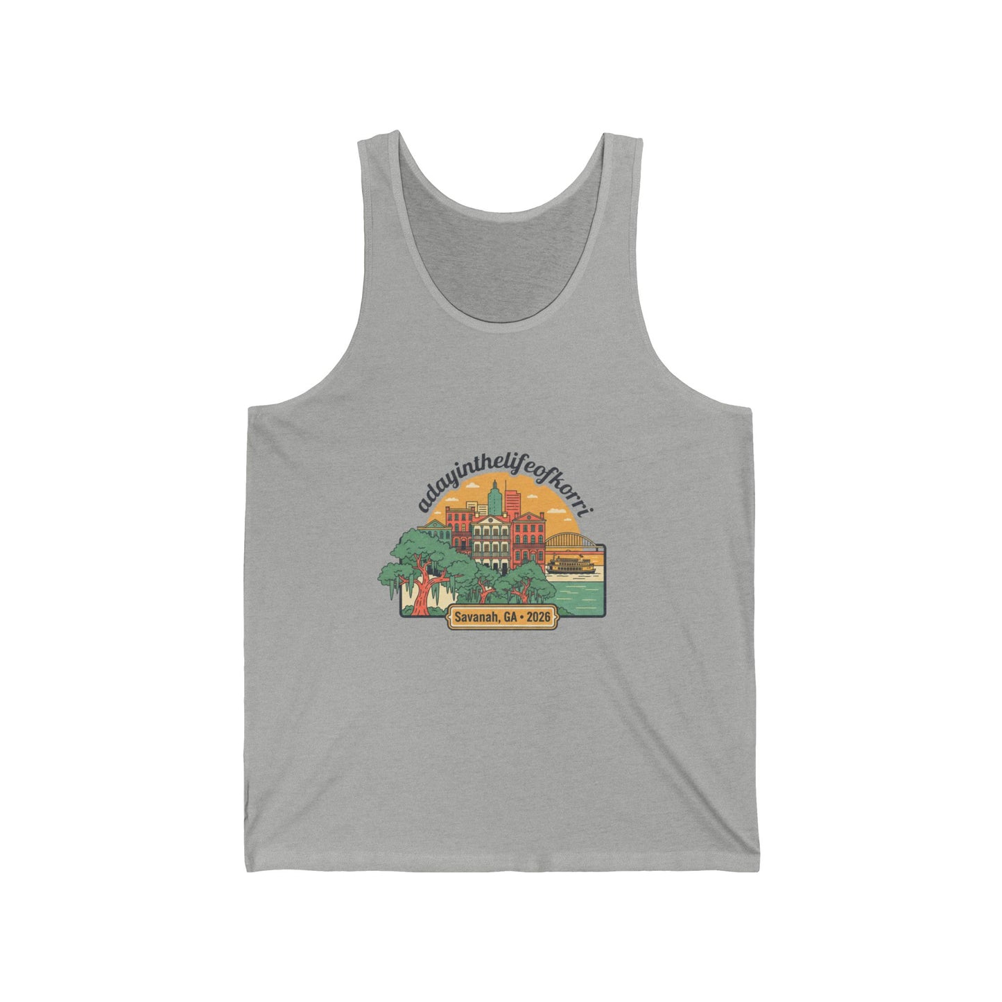 Nashville Skyline Tank Top — Retro "Adventures in Nashville" Graphic Tank