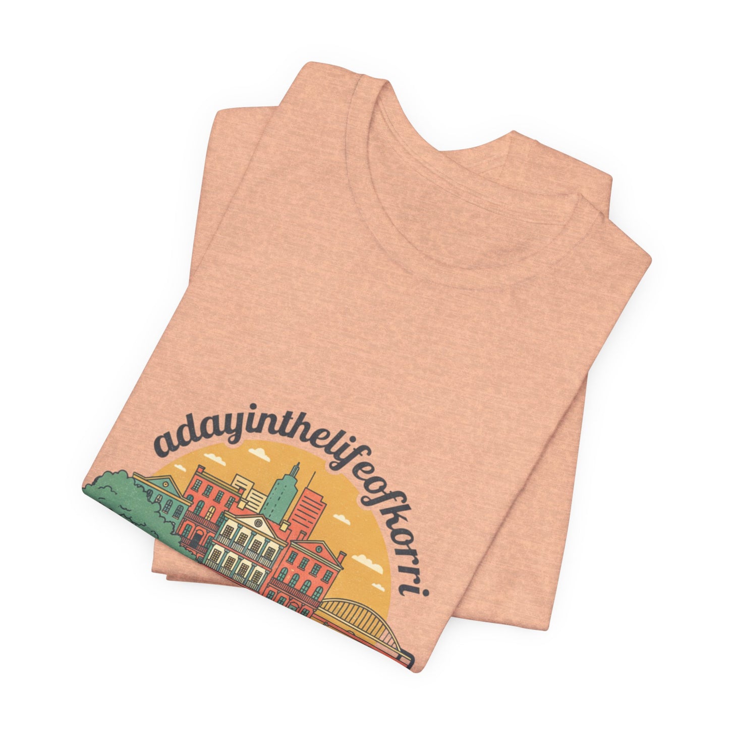 Savannah, GA 2026 Souvenir Tee — "A Day in the Life of Henri" Travel T-Shirt