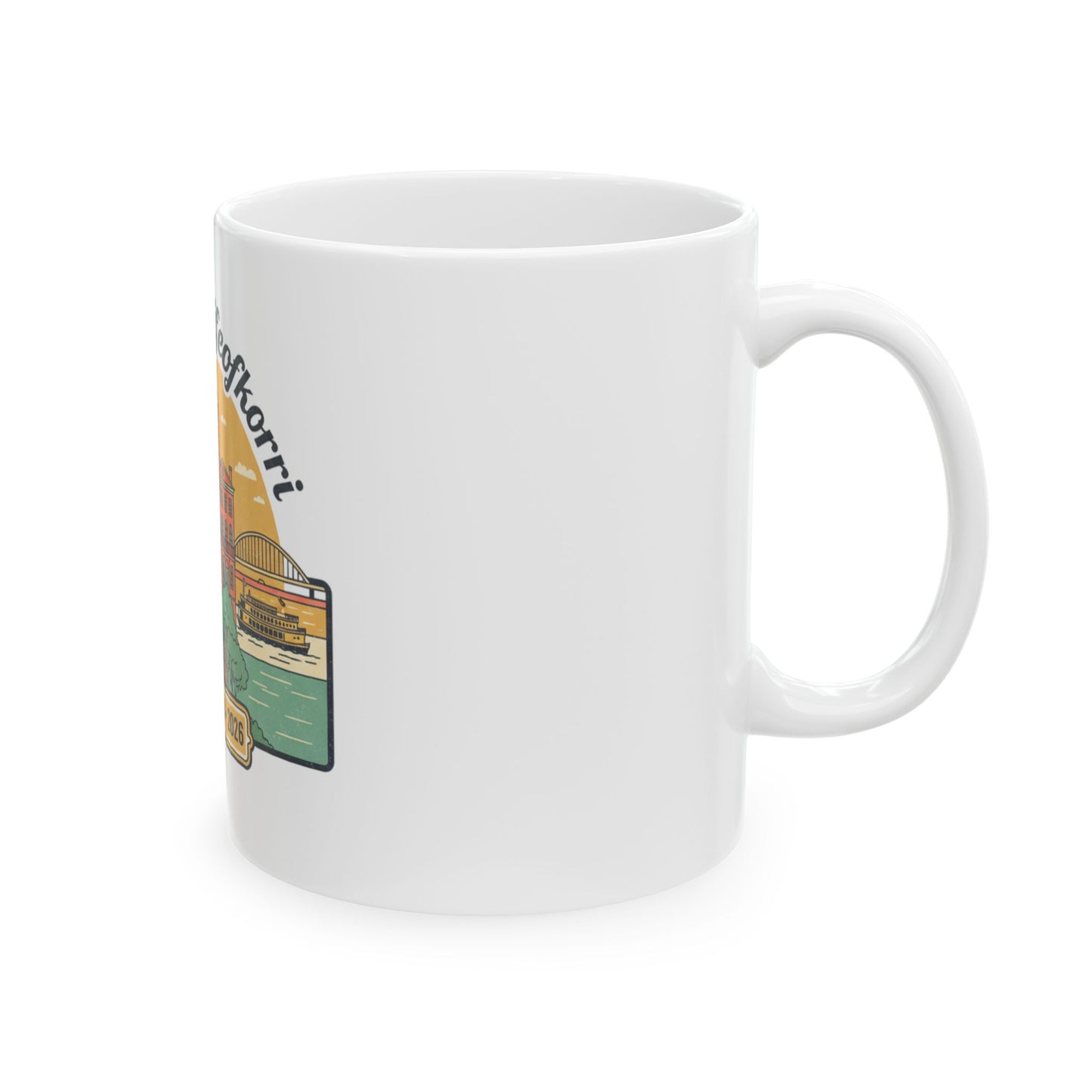 Savannah GA 2026 Scenic Ceramic Mug — 'dayinthelifeofkorri' Souvenir Coffee Cup (11oz/15oz)