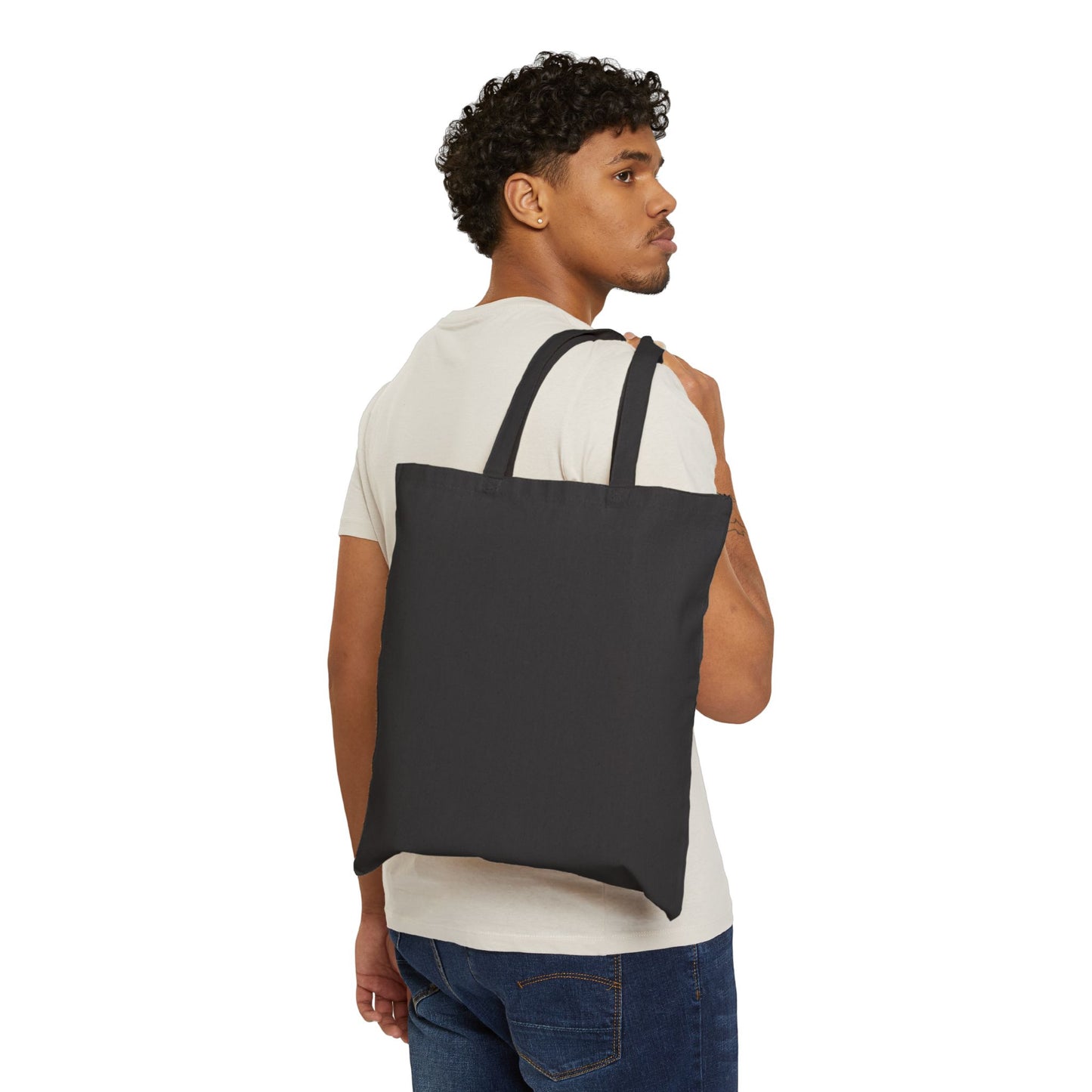Canvas Tote Bag — Day at the Lake Retro Badge Graphic (2026)