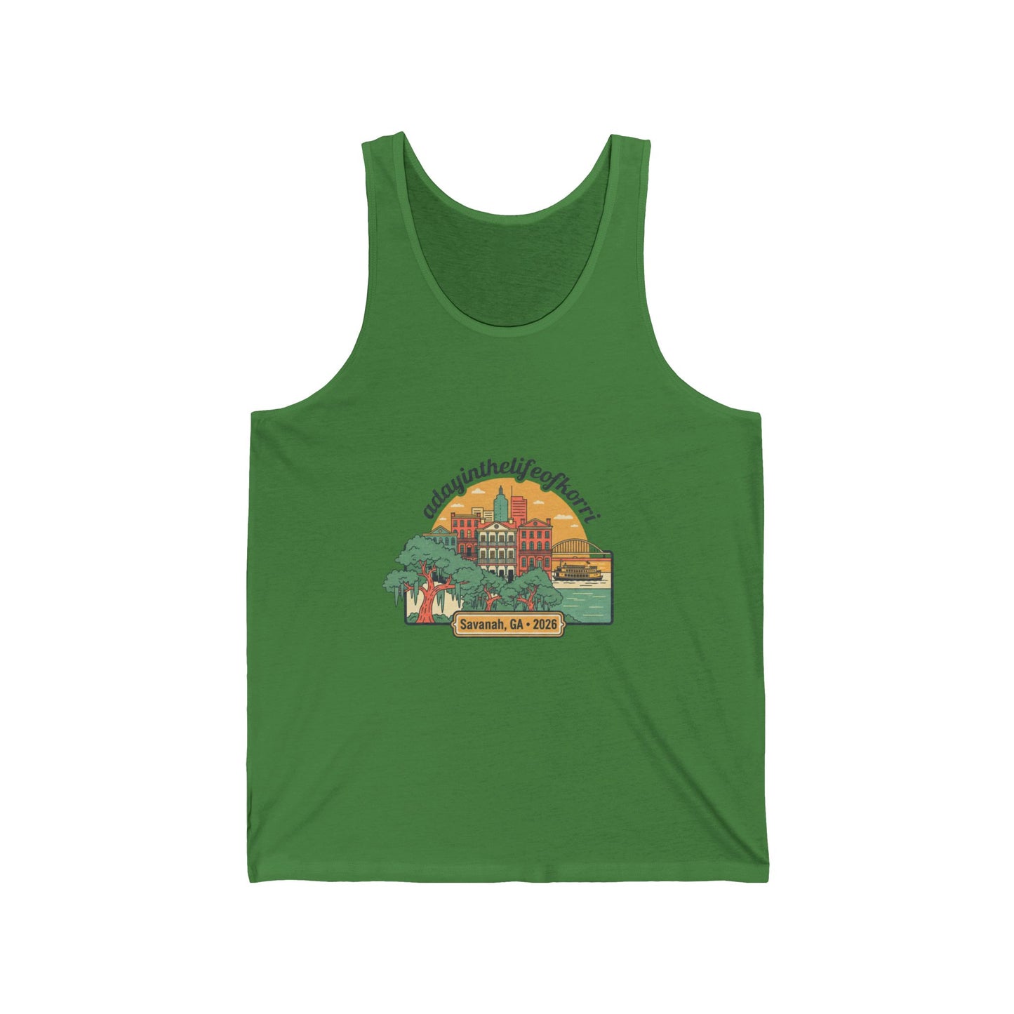 Nashville Skyline Tank Top — Retro "Adventures in Nashville" Graphic Tank