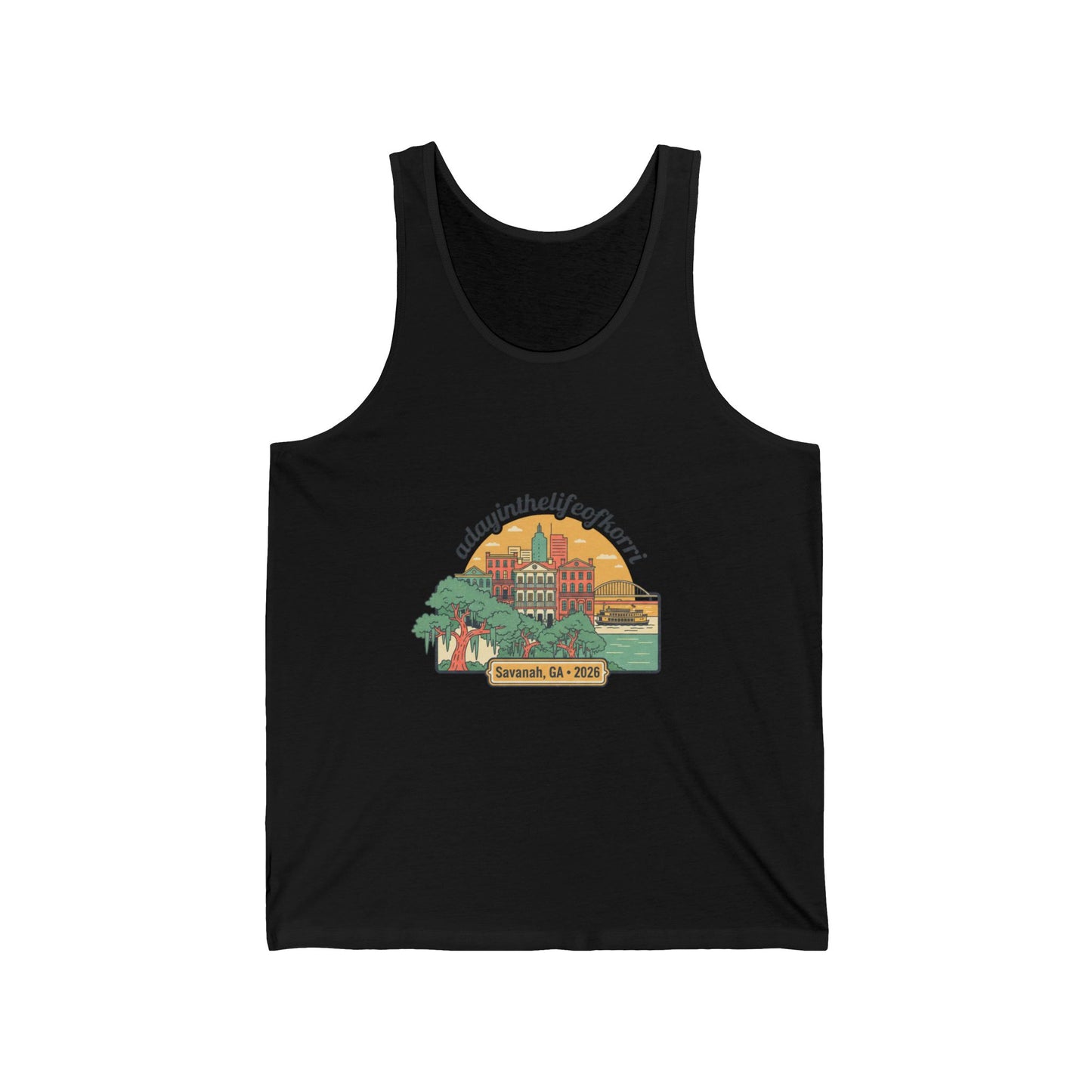 Nashville Skyline Tank Top — Retro "Adventures in Nashville" Graphic Tank